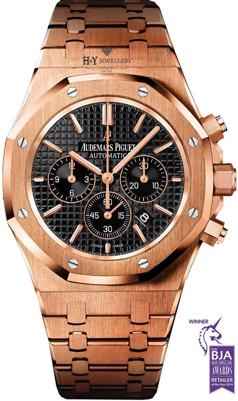 audemars piguet royal oak chronograph yellow gold|rose gold audemars piguet price.